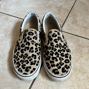 Leopard vans shoes